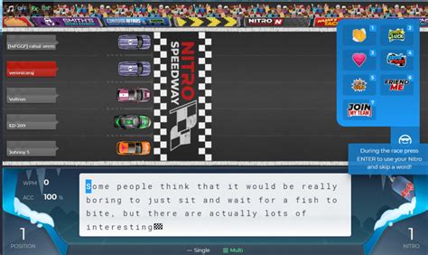 Nitro Type - A Competitive Typing Game - Wiki Blog By Veronica