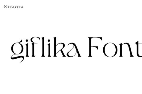 giflika Font - Free Font Download