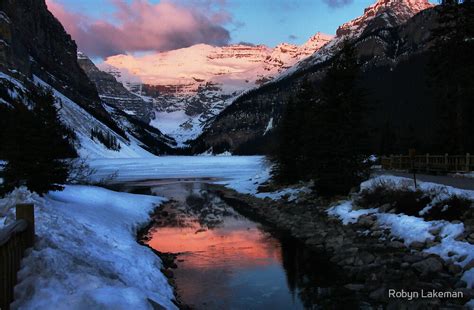 "Lake Louise sunrise" by Robyn Lakeman | Redbubble