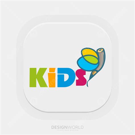 Design Ideas Vector Hd Images, Letter Kids Vector Logo Design Idea ...