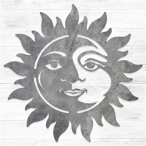 Sun and Moon Wall Decor - Leavenworth Metal Company