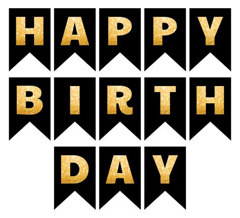 Happy Birthday Letters Template - 10 Free PDF Printables | Printablee