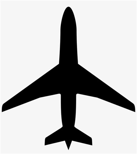 Plane Png - Airplane Silhouette Hd - Free Transparent PNG Download - PNGkey