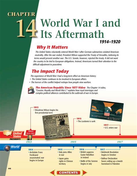 (PDF) World War I and Its Aftermath - Schoolwiresmisdtx.schoolwires.com ...