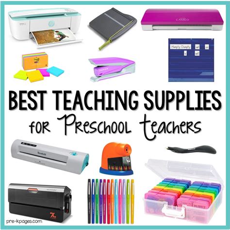 Best Teaching Supplies for Preschool Teachers - Pre-K Pages