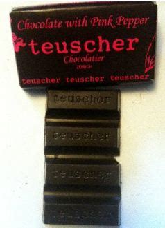 Teuscher Chocolate with Pink Pepper Review | Mostly About Chocolate Blog