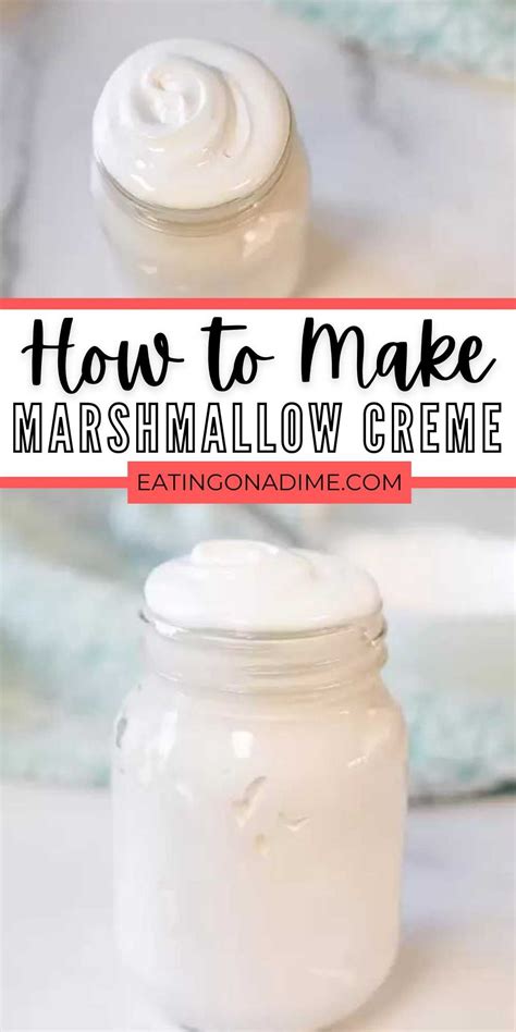 Marshmallow Creme Recipe - How to Make Marshmallow Cream