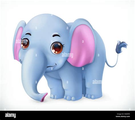 Pink Elephant Cartoon Characters