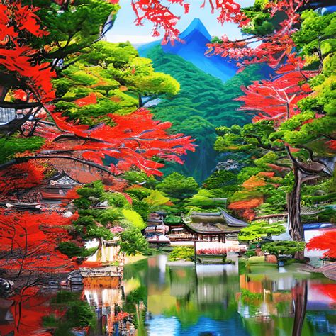 Beautiful Scenery Japan Extremely Detailed Vibrant Cinematic Luxury ...