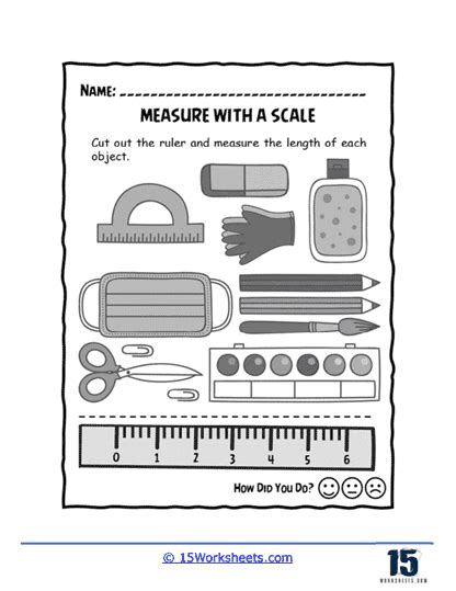 Measure With a Scale Worksheets - 15 Worksheets.com