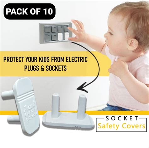 Electrical Safety Outlet Plug Socket Cover Protection For Babies/Kids ...