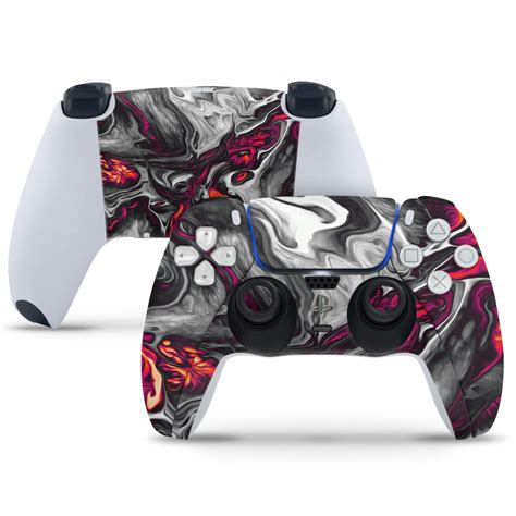 PlayStation 5 Controller Skin - Yellow Pink White Lava Design – SkinsLegend