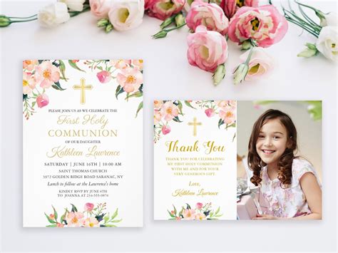 First Holy Communion Invitations and Thank You Cards | Mimoprints