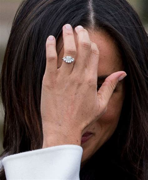 Meghan Markle Engagement Ring - Photos of Meghan Markle's Gorgeous ...