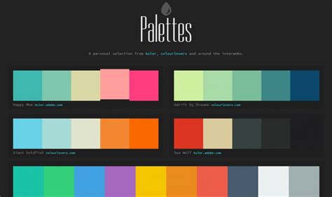 20+ Best HTML CSS Color Palette with Code Snippet - OnAirCode