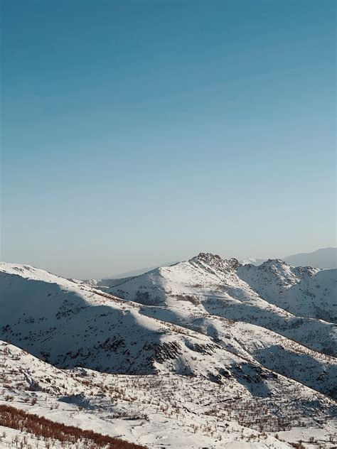 Snowy Mountain in Landscape · Free Stock Photo