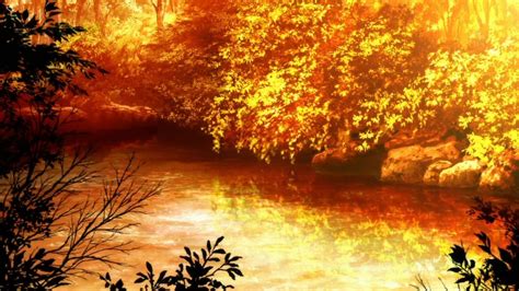 Autumn Anime Scenery Wallpapers - Wallpaper Cave