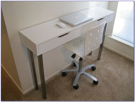 Small Narrow Desk With Drawers - Desk : Home Design Ideas #9WPr608P1375636