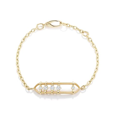 Penelope Floating Diamond Bracelet – Jade Trau