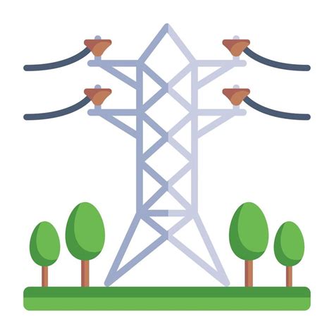 An electric pole flat editable icon 7852654 Vector Art at Vecteezy