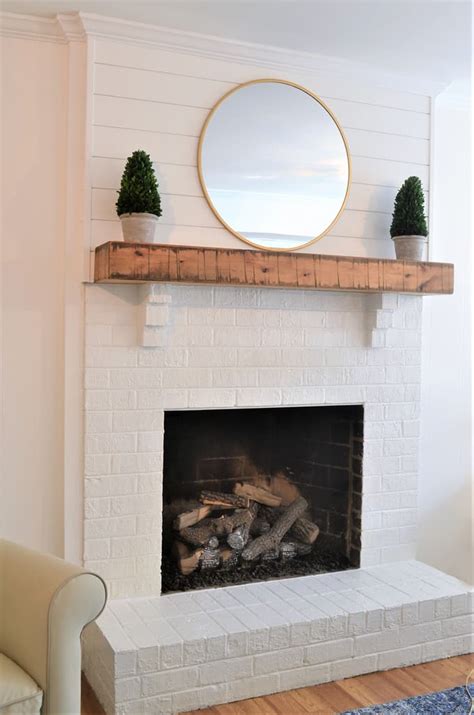 Antique Brick Fireplace