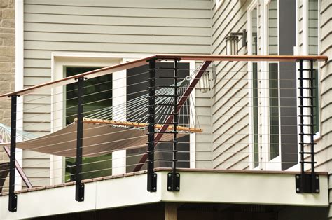 Deck with Cable Railing System - Lockport, NY - Keuka Studios