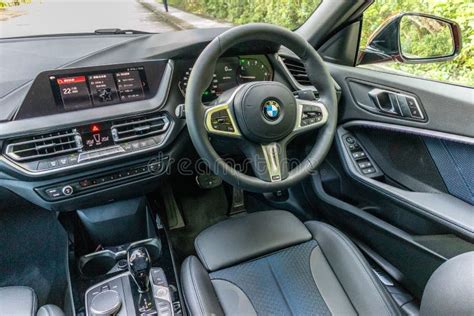 BMW 218i Interior editorial stock photo. Image of wheel - 196922463