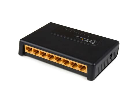 8 Port Fast Ethernet Switch - 10/100 Desktop Wall Mount Network Switch ...