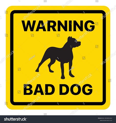 1,497 Bad dog sign Images, Stock Photos & Vectors | Shutterstock