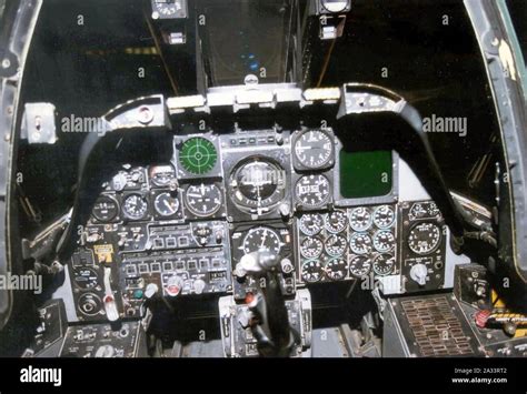 Fairchild Republic A-10A Thunderbolt II cockpit USAF Stock Photo - Alamy