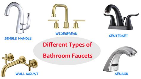 What are The Different Types of Bathroom Faucets