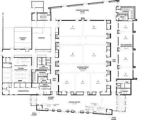 Uintah Conference Center: Venue-Building Layout