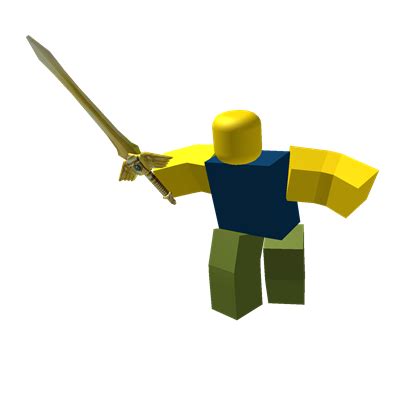 Noob Attack: Golden Sword Gladiator | Roblox Wikia | Fandom