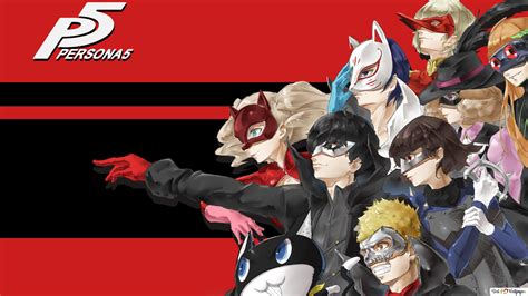 Persona 5 The Animation (All Characters) 2K wallpaper download