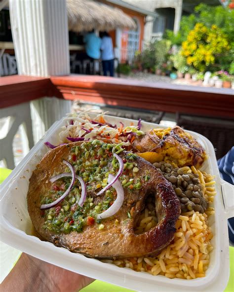 Fried fish at Tipsy’s Choiseul Saint Lucia Photo Heatheronhertra ...