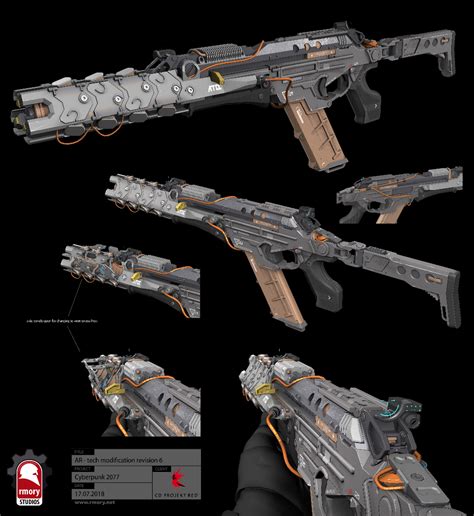 cyberpunk 2077 weapon concept art - Devona Jeffrey