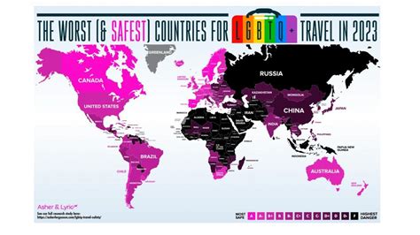 The Most Dangerous (& Safest) Countries for LGBTQ+ Travel