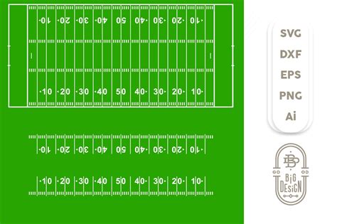 Football Field Number Font