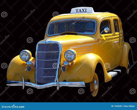 Vintage Taxi Cab Royalty Free Stock Photos - Image: 135028