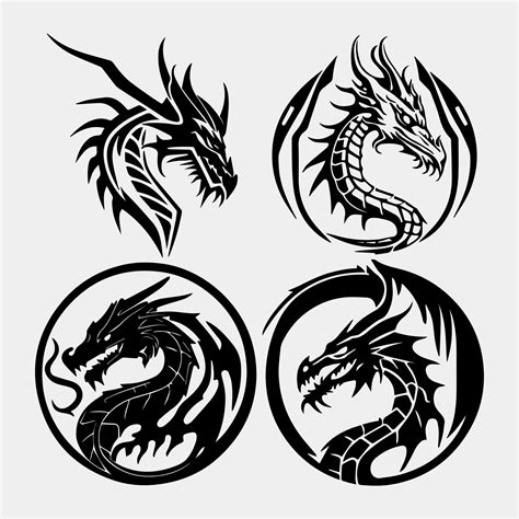 Medieval dragon tattoo designs photos