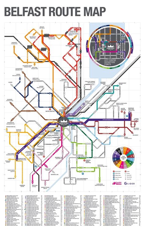 Belfast City Hop On Hop Off Tour Map - Tour Look