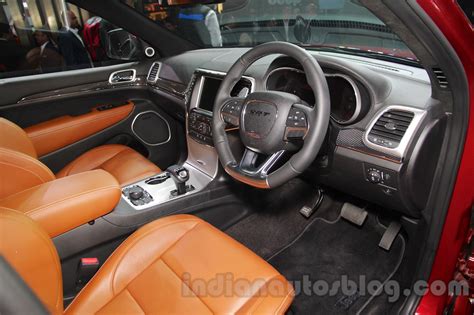 Jeep Grand Cherokee SRT interior at Auto Expo 2016