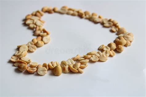 Healthy Eating Theme Photo of Nuts Kept in Heart Shape Stock Photo ...