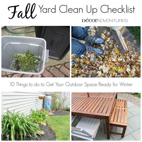 Fall Yard Clean Up Checklist » Decor Adventures