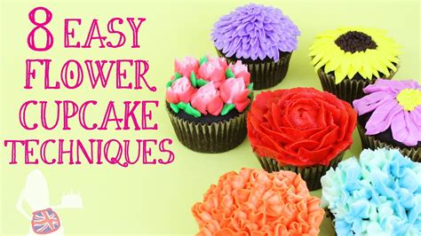 8 Easy Ercream Flower Cupcakes You