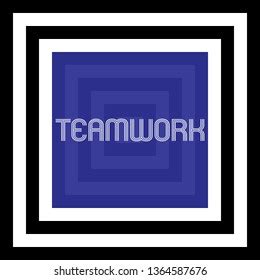 Teamwork Concept Banner Stock Illustration 1364587676 | Shutterstock