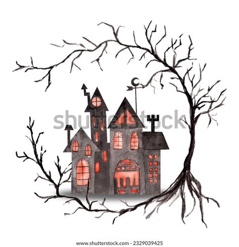 Haunted House Hand Drawn: Over 5 Royalty-Free Licensable Stock Photos ...