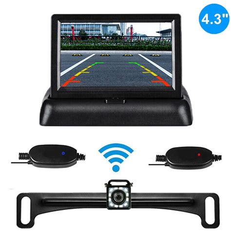 Wireless Car Portable Backup Camera Rear View HD Parking System Night ...