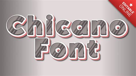 Chicano Font | Text Effect Generator