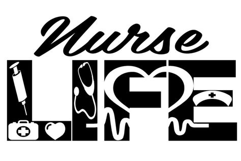 Nurse Life SVG Cutting File for the Cricut.